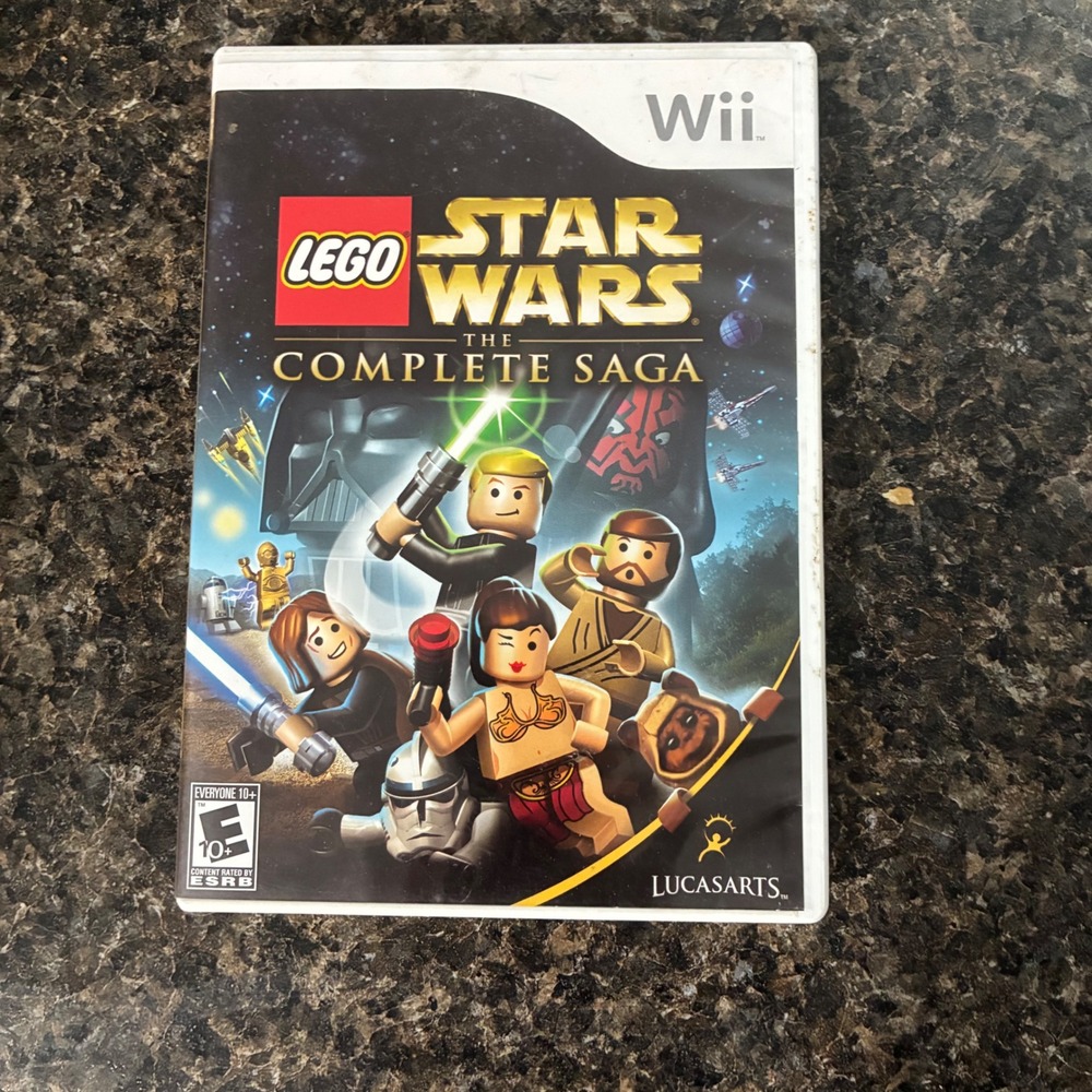 LEGO Star Wars The Complete Saga Nintendo Wii Game with Manual RVL P RLGE